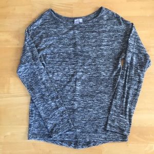 Lightweight knit sweater shirt